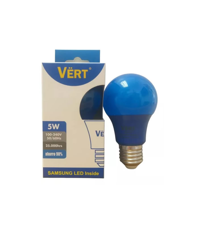 BOM. SAMSUNG LED 5W AZUL E27 100-240V