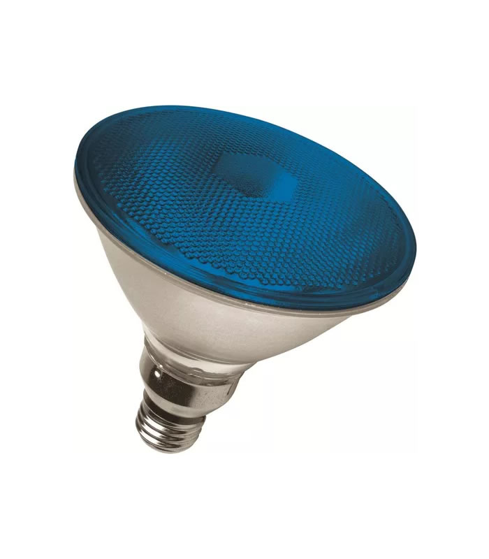BOMBILLO LED PAR 38 18W LUZ AZUL 85-265V