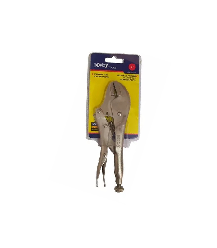 ALICATE PRESION M/RECTA 7" M/GOMA