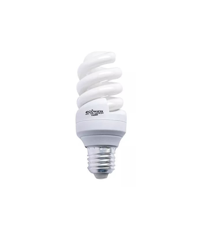 AHORRADOR MINI ESPIRAL E27 15W ECOWATTS