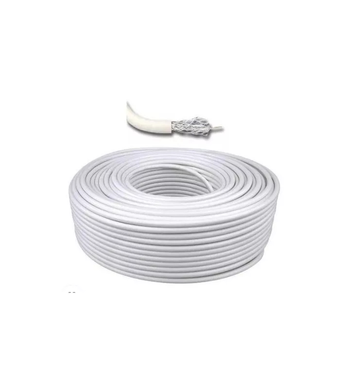 CABLE COAXIAL RG-6 BLANCO 305MTS