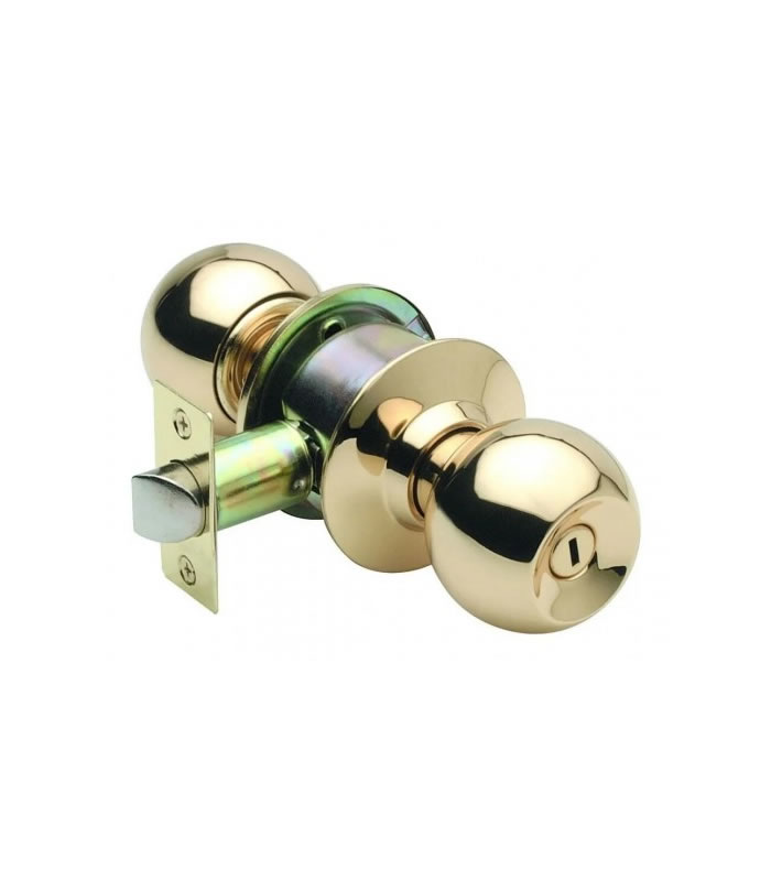CERRADURA D/POMO DORADO 6072AB