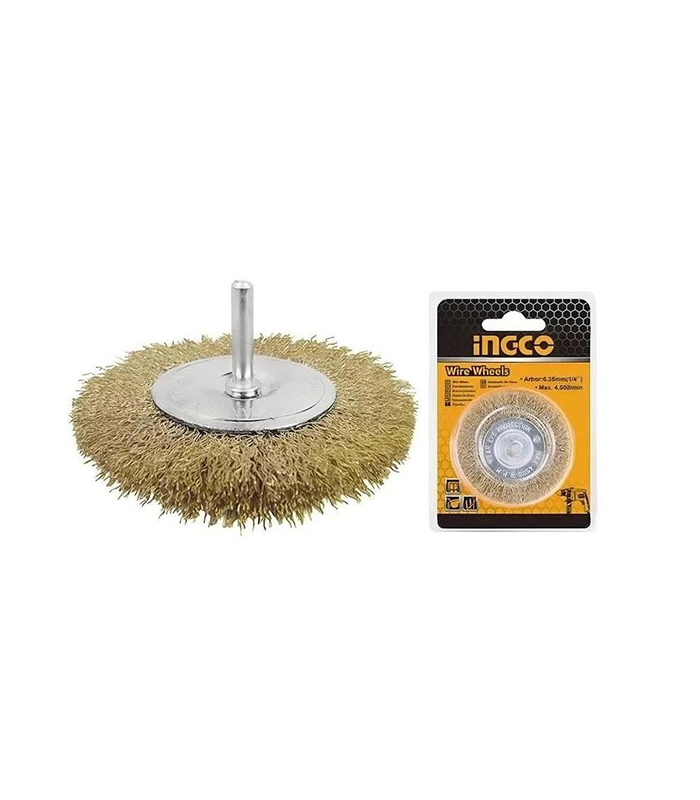CEPILLO CIRCULAR PLANO DE ALAMBRE 4 X 1/4