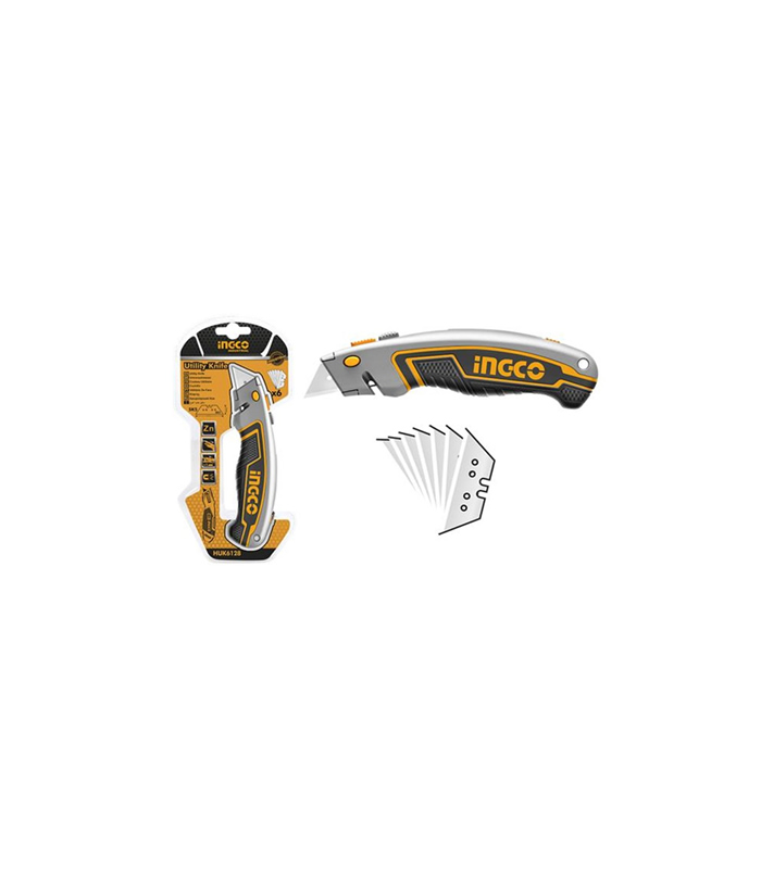 EXACTO RETRACTIL METALICO CURVO 19MM