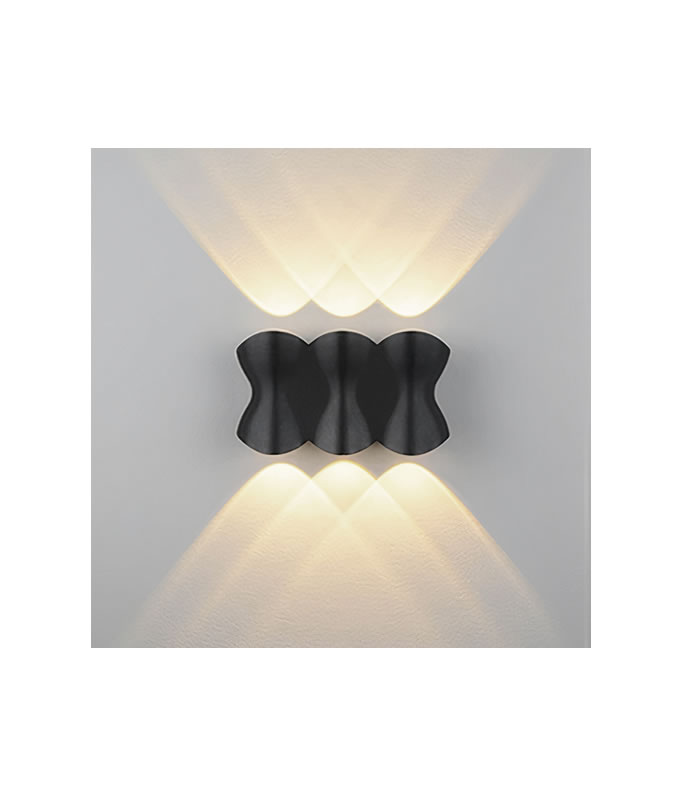 LAMPARA APLIQUE TESSELL DE PARED 6W BLANCO ILUMINAK ( HY8346)