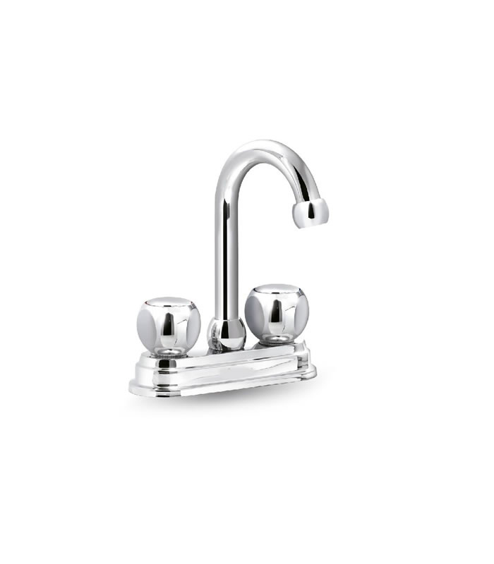 FAGUAX LLAVE P/ LAVAMANO CUELLO DE CISNE 4" ARTIC