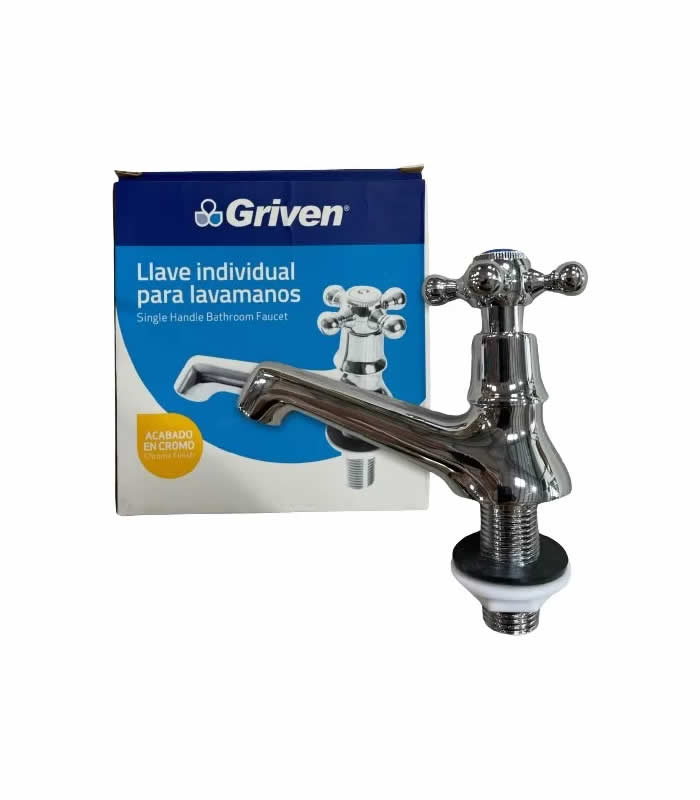 LLAVE P/ LAVAMANOS INDIV. M/CRUZ