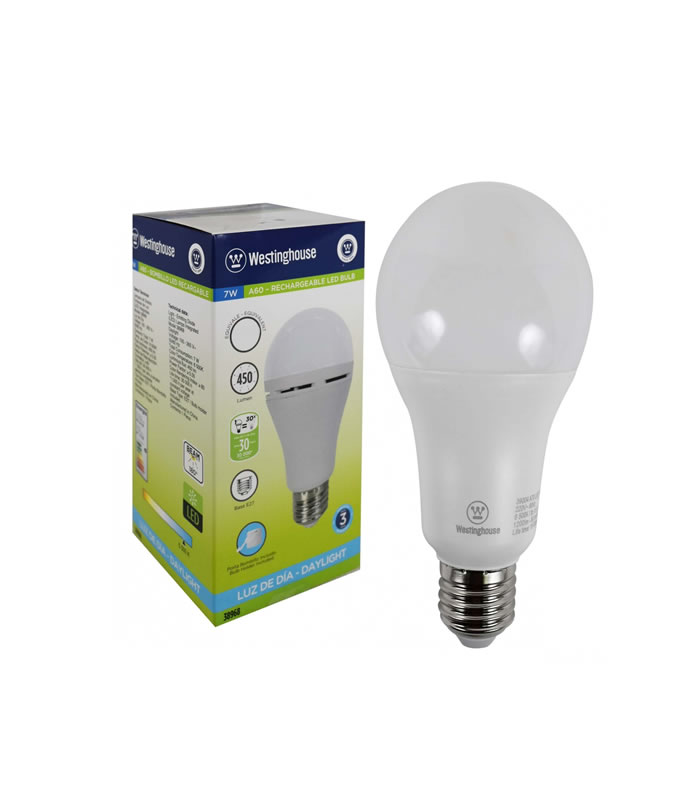 BOMBILLO RECARGABLE 7W E27 WESTINGHOUSE