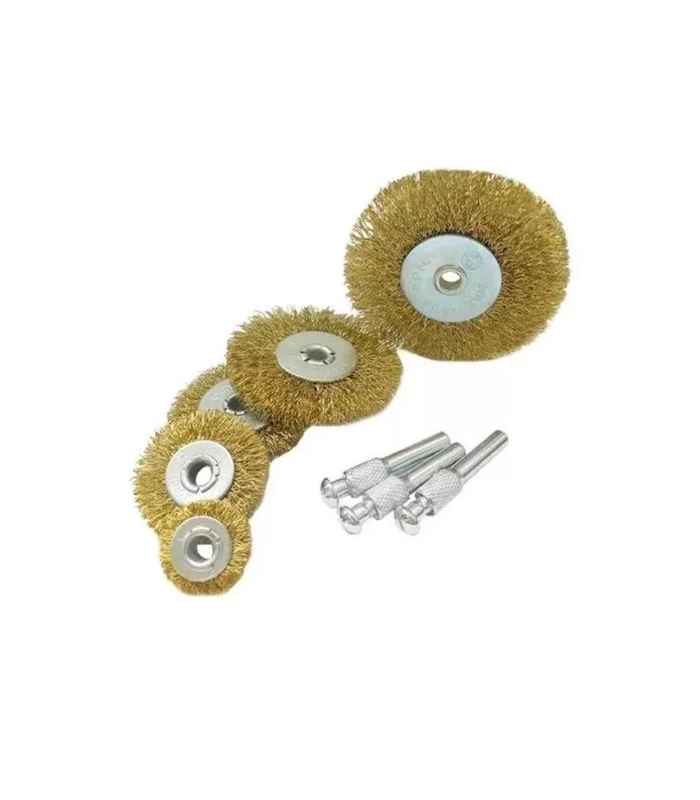 CEPILLO CIRCULAR SET 5PZA PLANO METAL/ DORADO