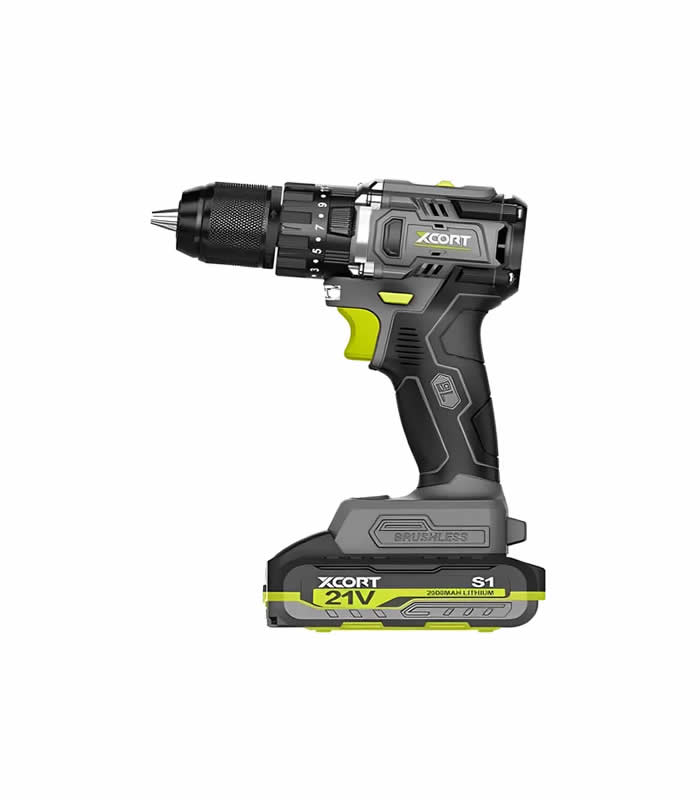 TALADRO IMPACTO RECARGABLE BAT LITIUM 21V 2100RPM XCORT PLUS HR-E3010 XDC09-1070T